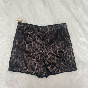 ON HOLD DONT BUY forever 21 Leopard Sequin Shorts